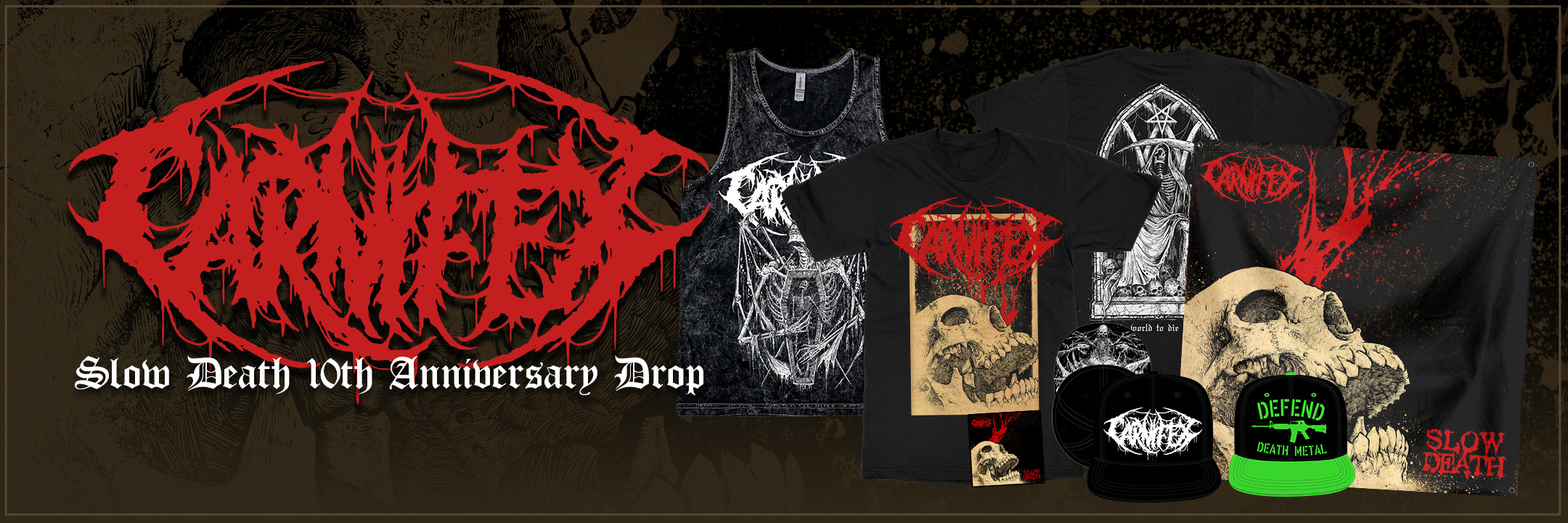 Slow Death merchandise drop